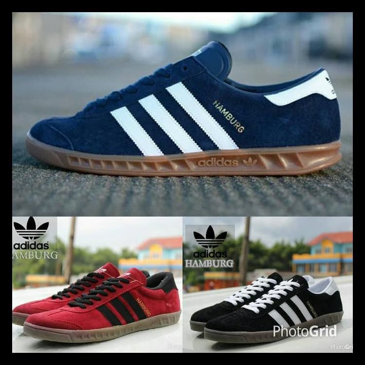 Cuci Gudang Sepatu Adidas Casual Hamburg / Sepatu Casual / Adidas Hamburg Best Seller