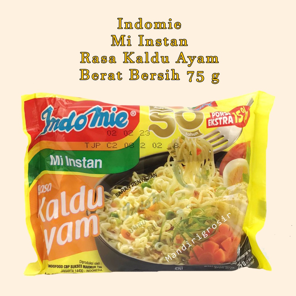 Mie instan * Indomie * kaldu ayam