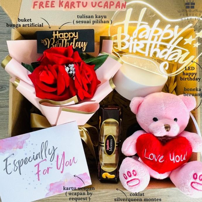Hampers Kado Cewek Hadiah Ultah Kado Ultah Kado Anniversary Kado Ultah