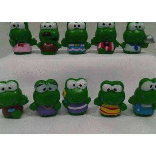 Brand New Pajangan Mini Figure Figurine Set Hiasan Kue Tart Keropi Keroppi Kodok