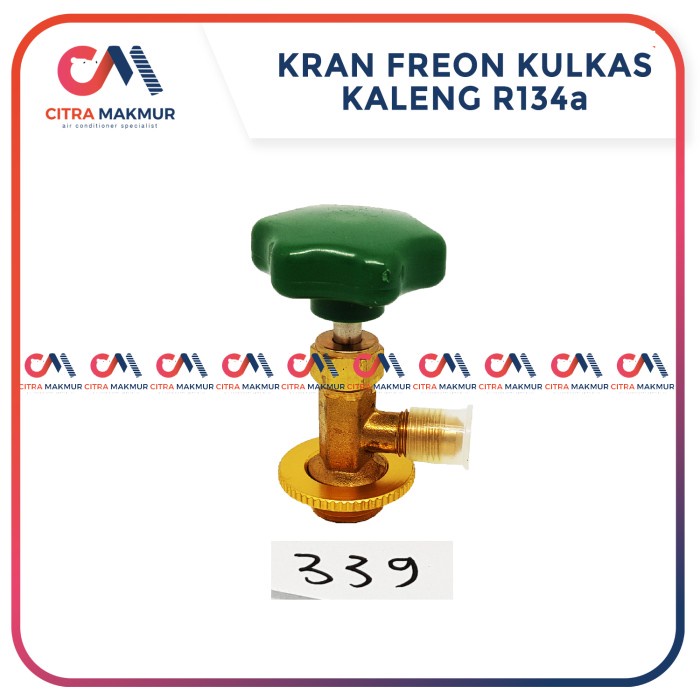 Kran Freon Kaleng R134 Klea C 339 R 134 a R134a Keran Can Tap OlspNL37