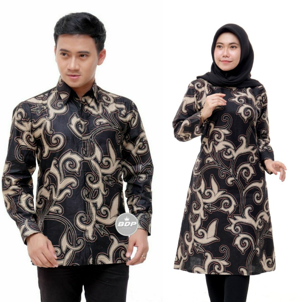 BATIK DIANPUTRI | BAJU BATIK COUPLE MOTIF KACANG METE ...