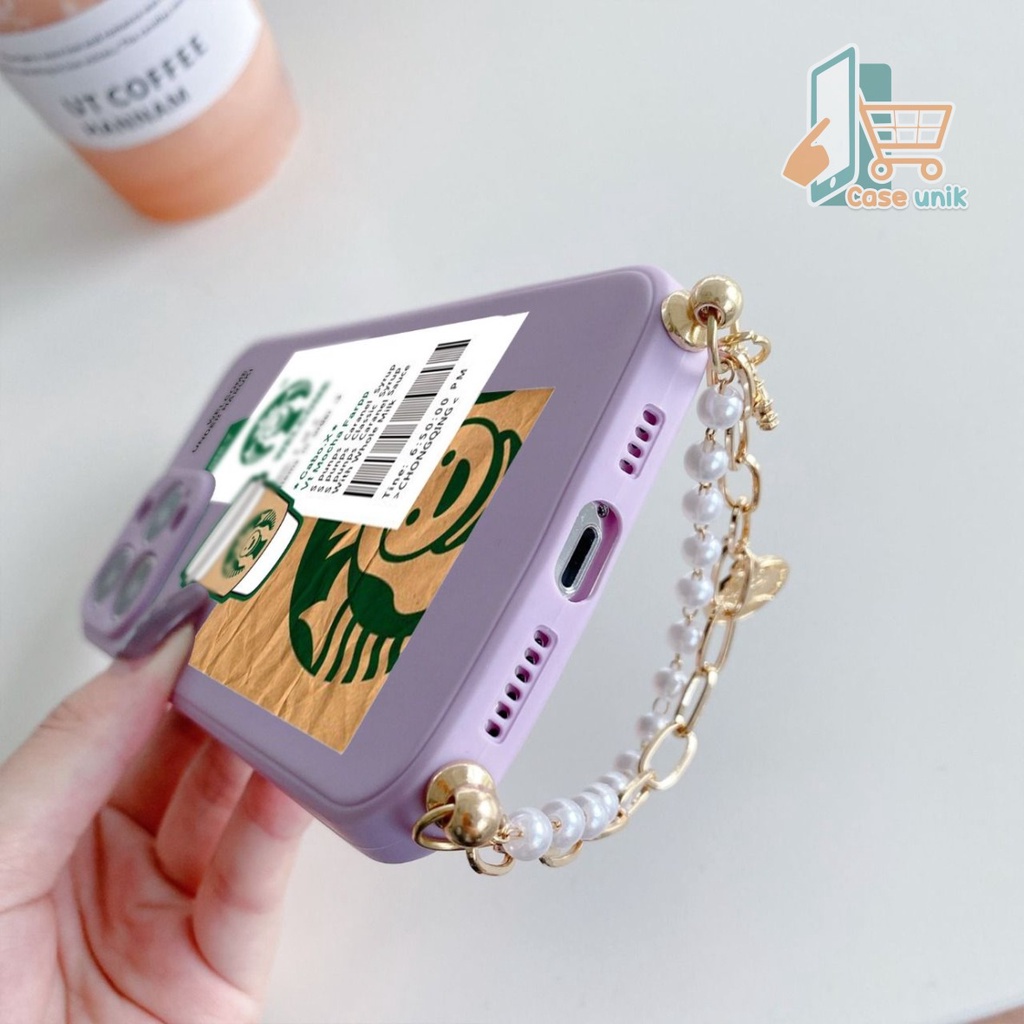 GM001 SOFTCASE ST4RBUCKS RANTAI MUTIARA OPPO A9 A5 A52 A92 A53 A33 2020 A54 A71 A83 A74 A95 F1S A59 F7 F5 YOUTH F11 A36 A76 A55 RENO 7 5G 4 4F 5 5F 6 7z A96 5G CS4201