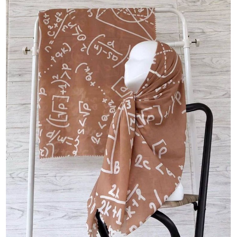 Hijab segiempat motif deenay KW rasa ORI