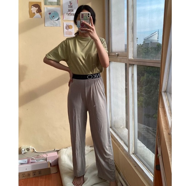 Celana korea Celana baggy pants Celana panjang Celana boyfriend wanita