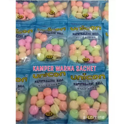 UNICON KAMPER SACHET WARNA WANGI SEGAR / PEWANGI LEMARI DAN TOILET SACHET PRAKTIS