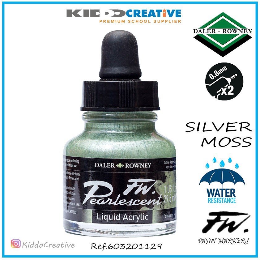 

Fw Pearlescent 29.5ml Silver Moss