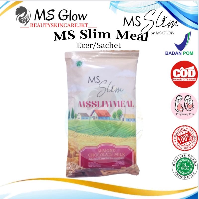 Ms Slim Meal Ecer Sachet | Meal Diet Sehat Sachet