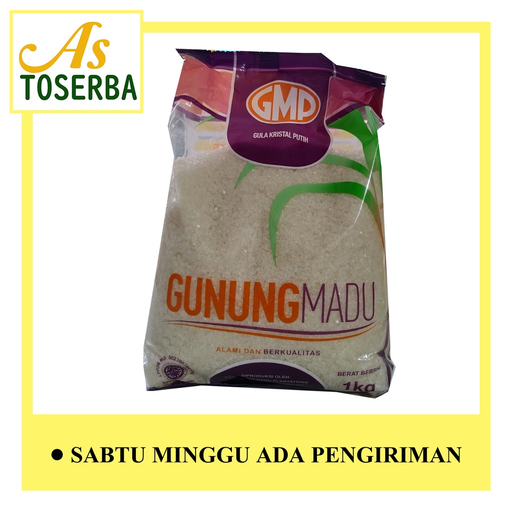 

RB22 GMP Gula Kristal Putih 1kg Berkualitas Alami