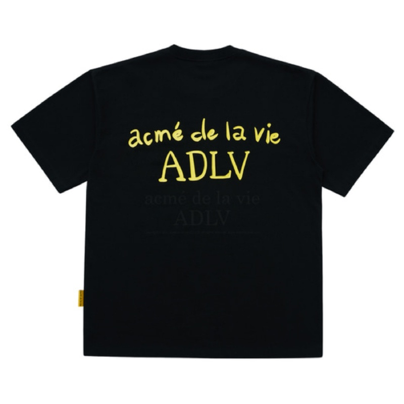 ADLV Glossy Basic Logo Tee Black 100% Original