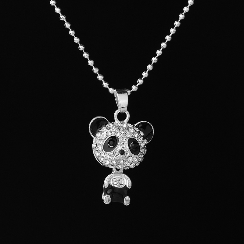 [New]Big Panda Cute Pendant  Kalung Fashion Aksesoris