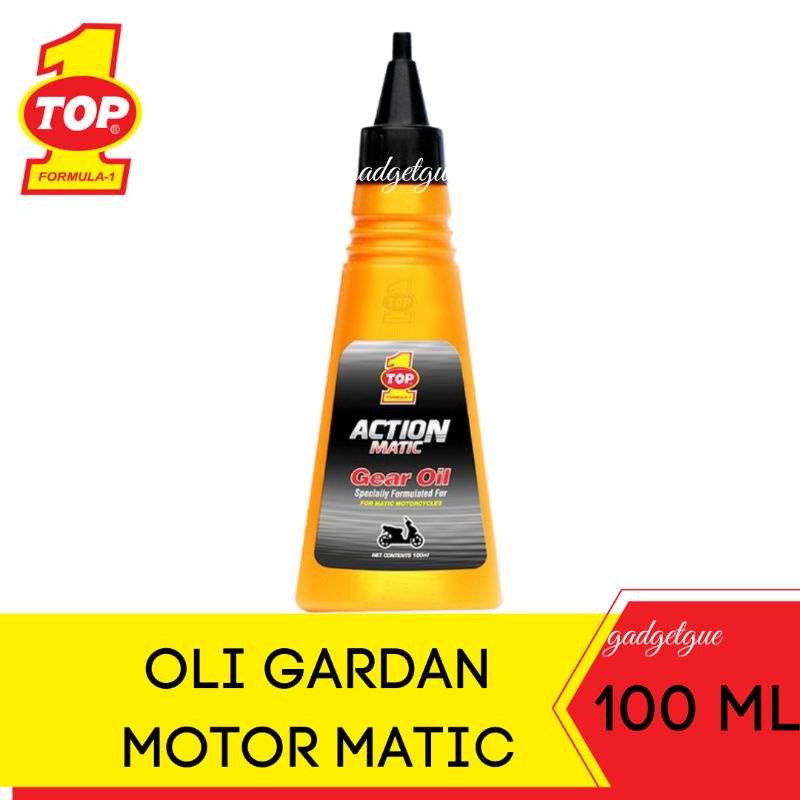 oli gardan matic top 1 GEAR OIL matic ACTION  SAE 10W 40 100 ML top one oli gear matic oli motor mat