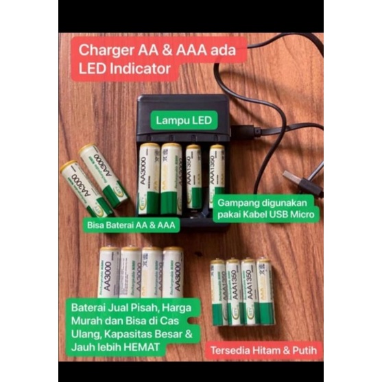 Battery rechargeable AA3000