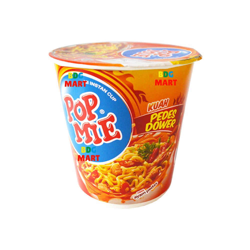 

ECERAN Pop Mie Kuah Pedes Dower Mie Instan Pedas Dalam Cup Atur Sendiri Pedasnya - 75gr