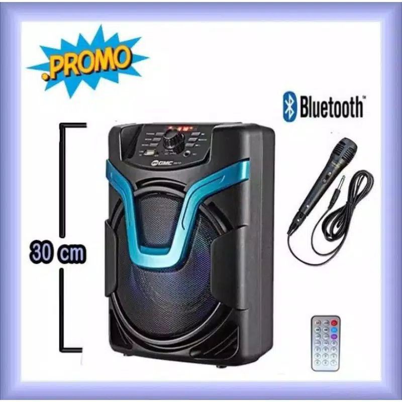 Speaker karaoke gmc bluetooth