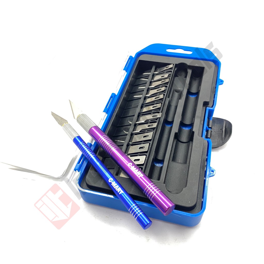 Hobby Knife Set Cmart / Pisau Ukir Pahat / Cutter Set