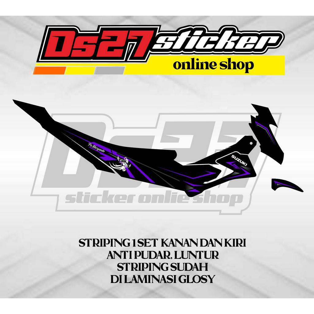 STRIPING STICKER VARIASI SATRIA FU FL TYPE S PO HARYANTO