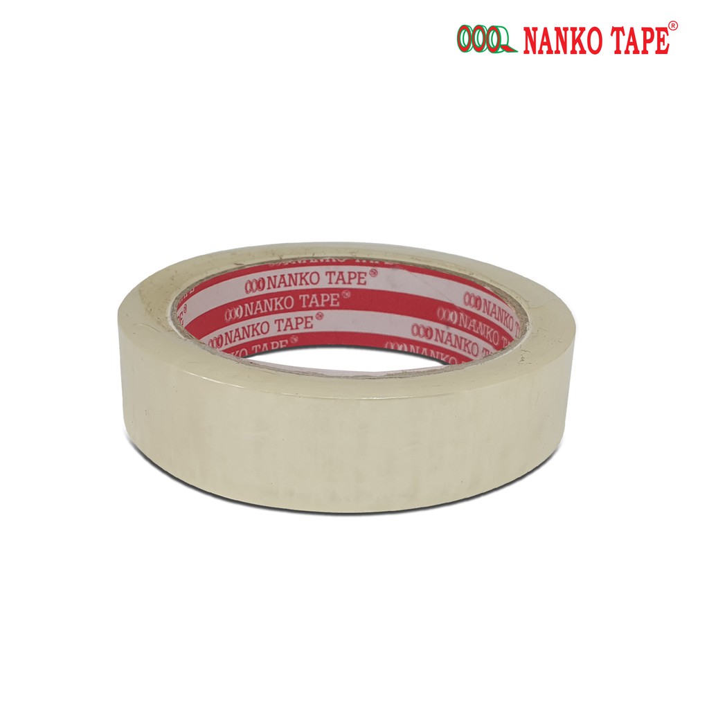 

Nanko Stationery Tape Transparan 24 mm x 65 Yard Bening Transapran