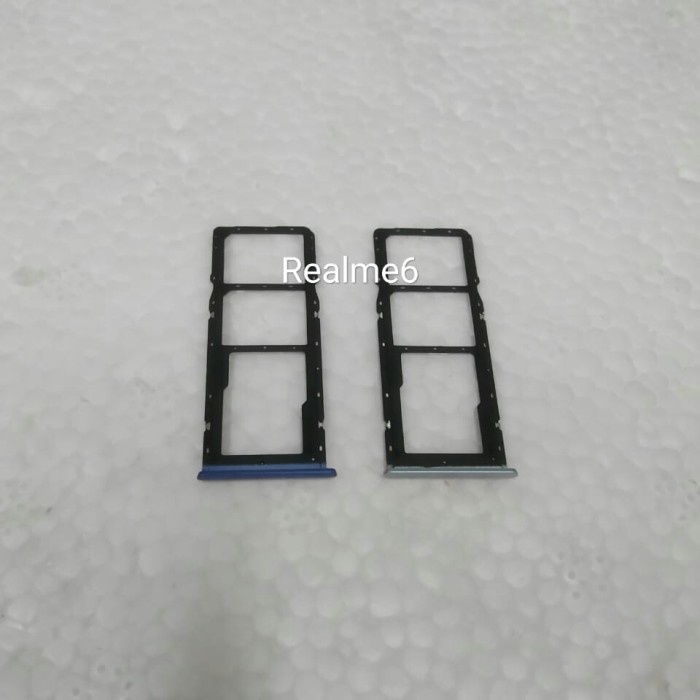 Sim Tray SimLock Slot Sim Tempat kartu Simcard Realme 6 Realmi 6 Pro Simtray Realme 6 Realme 6 Pro T