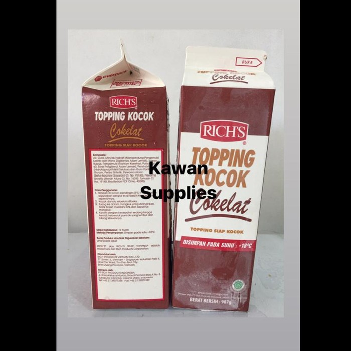 

RICH'S TOPPING COKELAT KOCOK 907gr