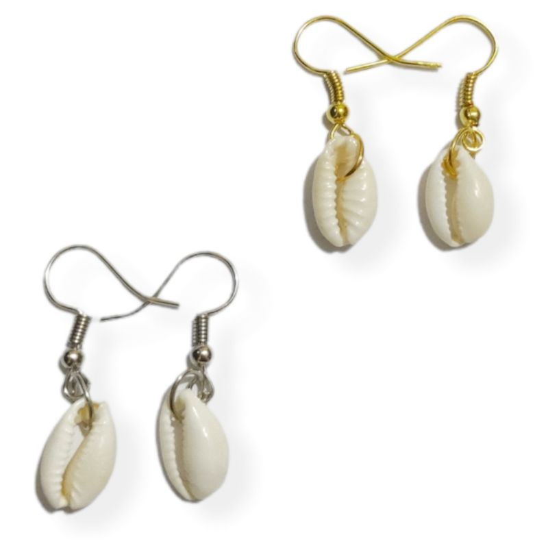 Anting Kerang Bohemian Shell Boho Style Hooks Earrings