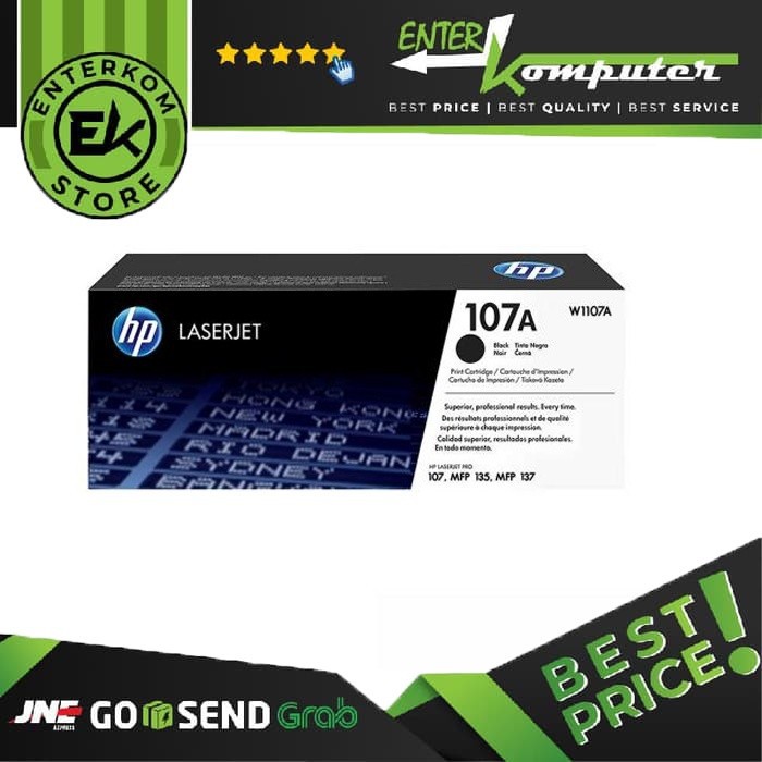 HP Toner 107A Black (W1107A)