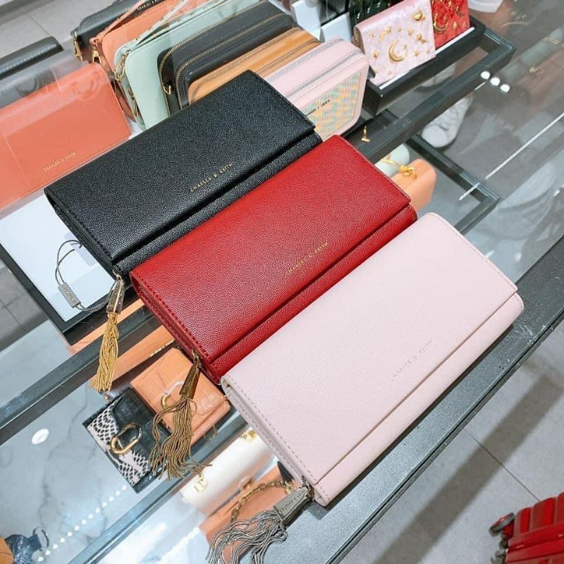 CK Tassel Detail Long Wallet TANPA BOX