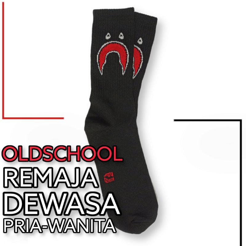 Kaos Kaki Oldschool BEBAS pilih Motif/Kaos Kaki Skate Oldschool/Kaos Kaki Distro/Kaos Kaki Sport