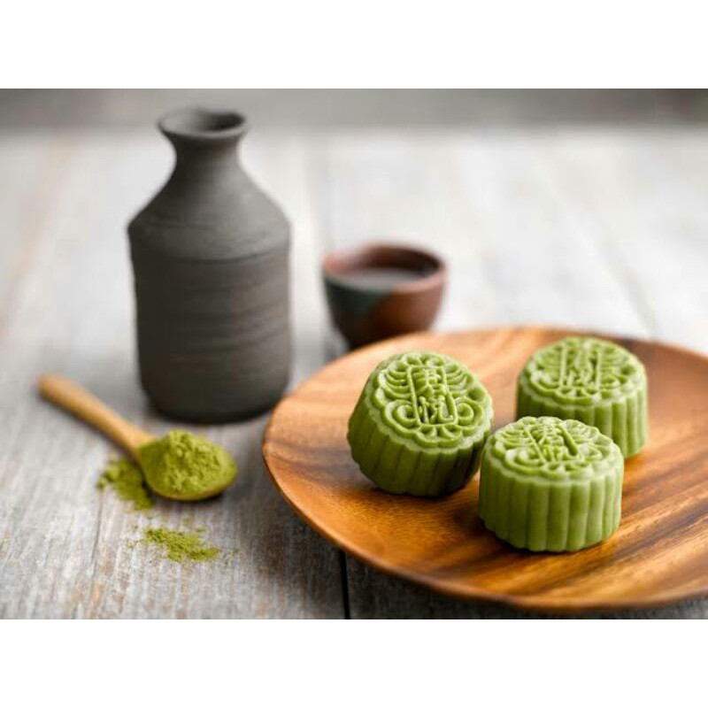 

Paket Premix Matcha Snow Skin Mooncake Tepung Gaofen + Shortening Crisco Snowskin Green Tea Gao Fen