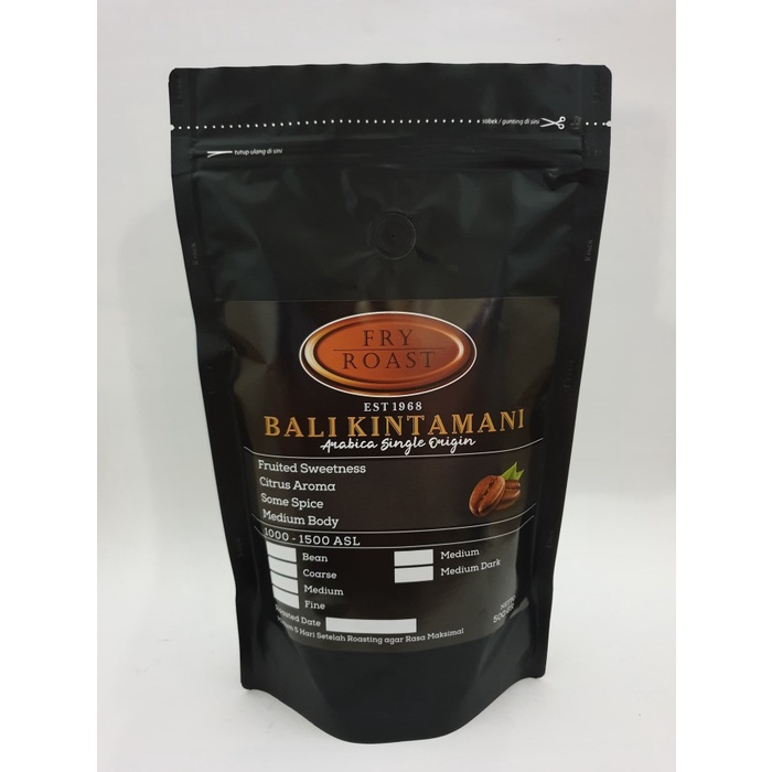 

(BISA COD) KOPI ARABIKA BALI KINTAMANI 500 GRAM (BIJI/BUBUK) - BIJI, MEDIUM ROAST