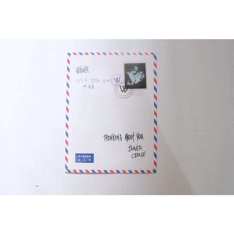 WINNER PHOTOCARD WINNER ENVELOPE WINNER EVERYDAY