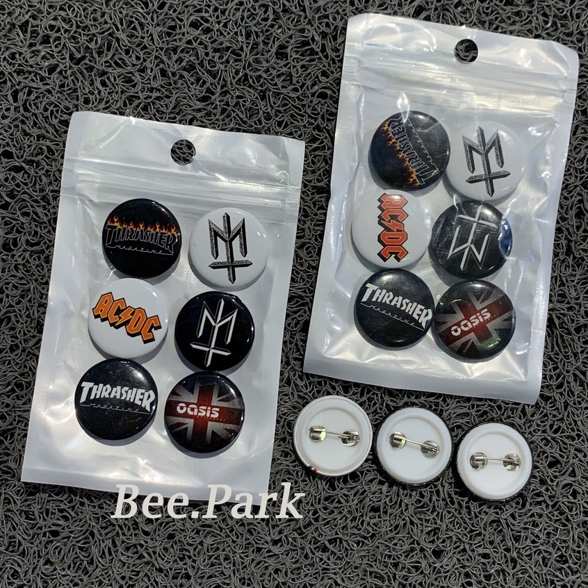 Pin button/Pin Brosh Satu Set