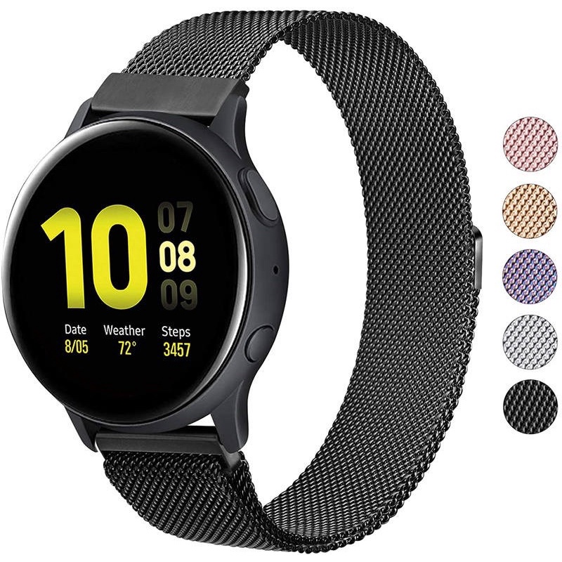 Strap Stainless steel Magnet Jam 22mm Milanese tali jam Samsung gear S3 galaxy watch moto 360 46mm