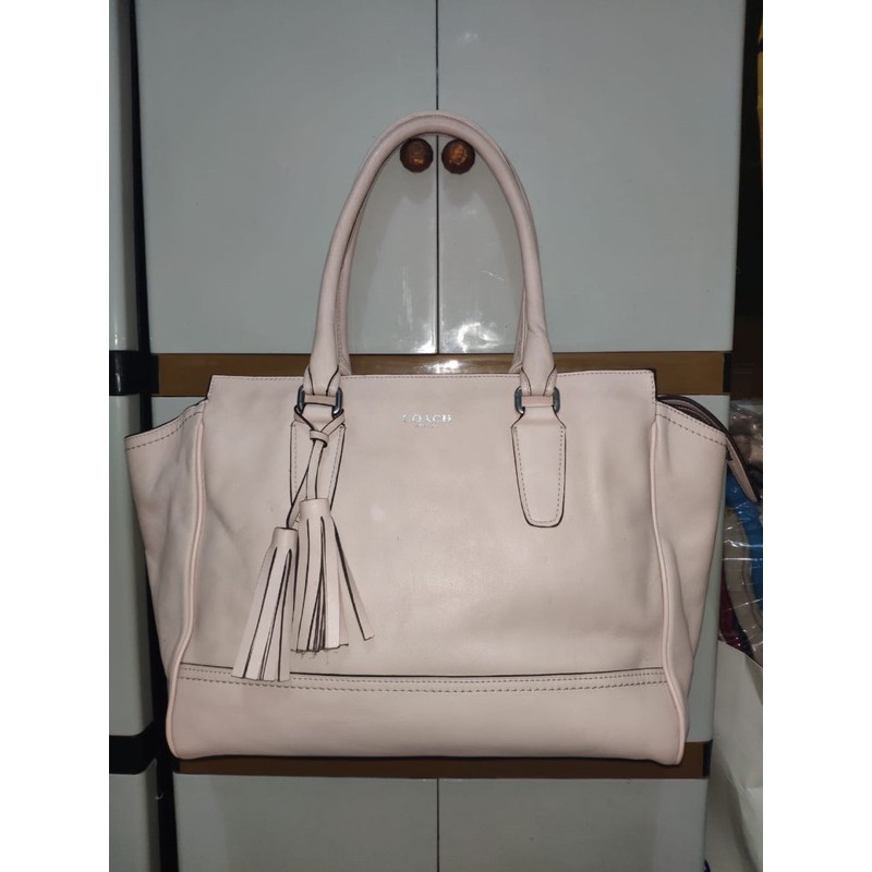 Preloved Coach Legacy Candace Leather Bag Baby Pink (nett)