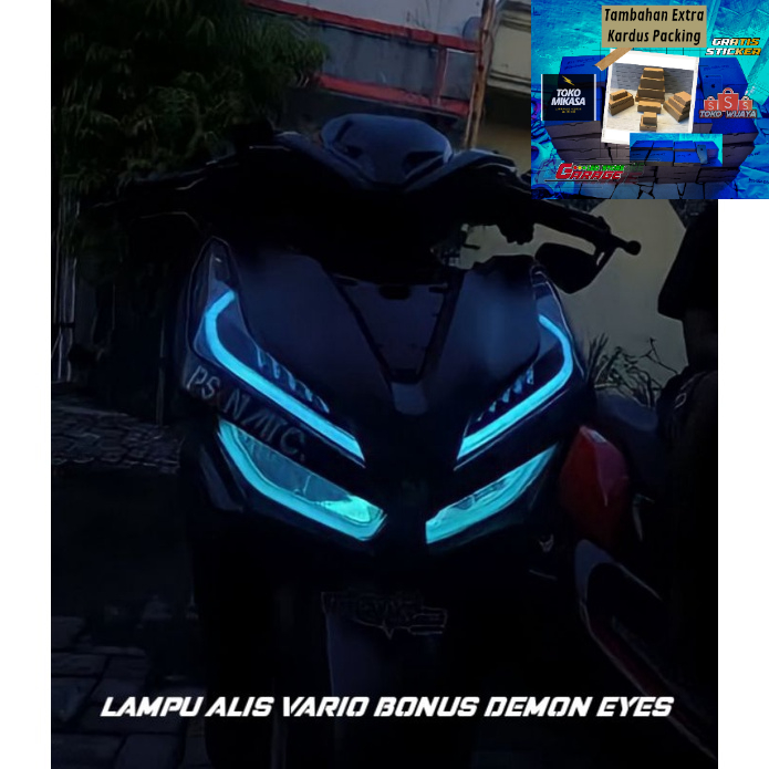 SEPAKET LED ALIS VARIO 125 150  &amp; DEMON EYES BERKUALITAS