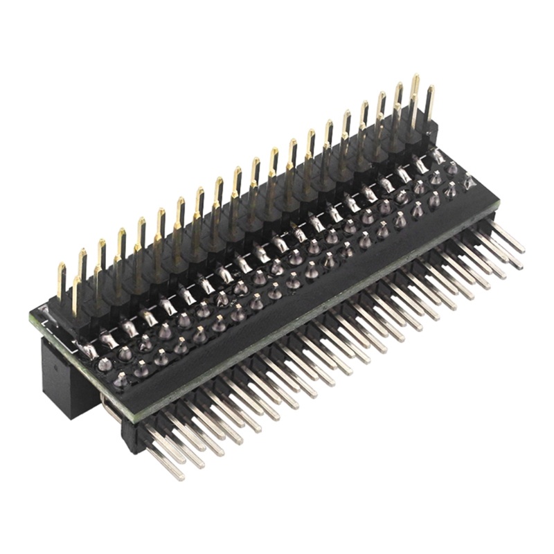 Btsg Untuk Raspberry Pi 40-Pin GPIO 1sampai2 Papan Ekspanding 2x20-Pin Strip Baris Ganda Konektor GPIO Lurus Pin Header