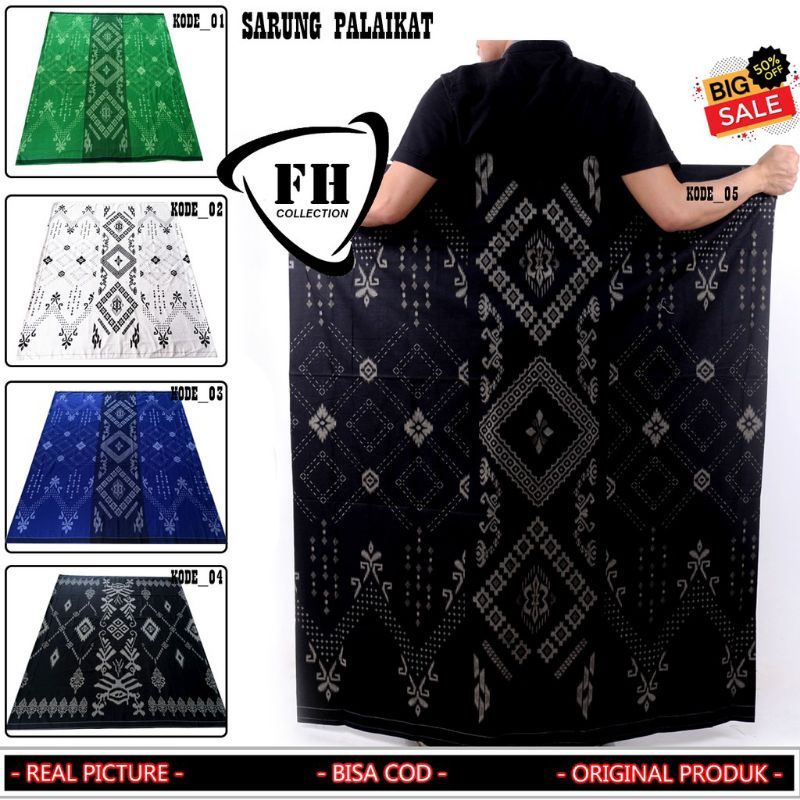 SARUNG PALAEKAT DEWASA | SARUNG BATIK PRINT PEKALONGAN | SARUNG SANTRI PUTRA