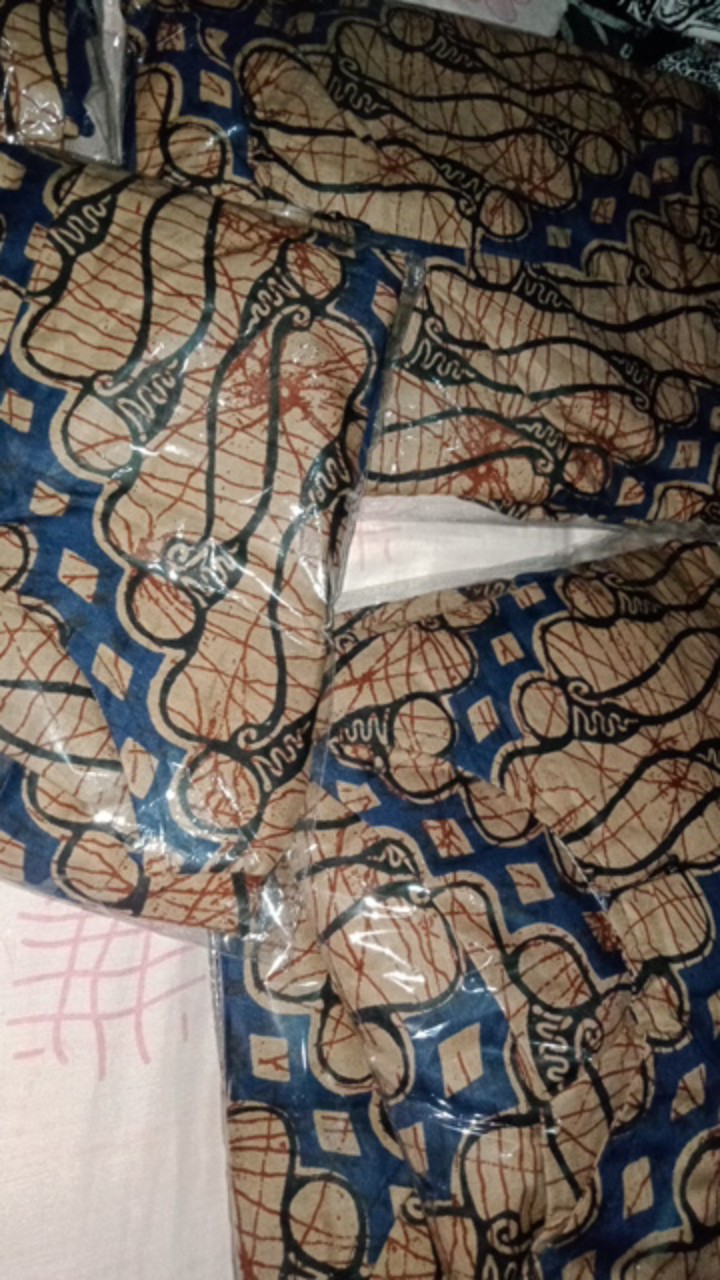 Gamis Batik Terlaris Moyif Kubis.manggar Kipas  Terlaris