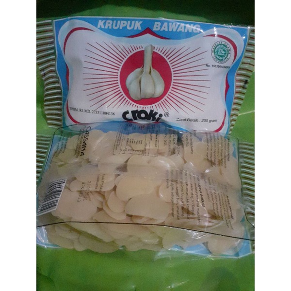 Krupuk Bawang Croki Putih