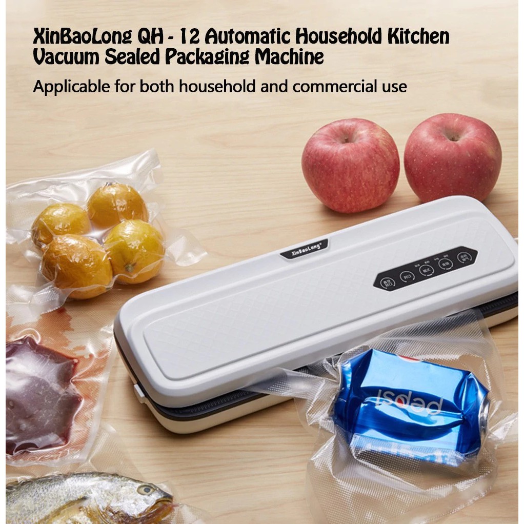 FreshpackPro QH-12 / QH-S12 XinBaoLong Portable Food Vacuum Sealer Mesin Vakum Makanan Basah Kering