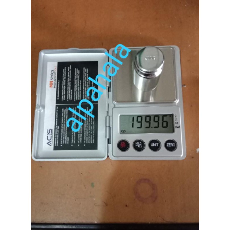 (BEST SELLER) Timbangan emas/ Timbangan saku/ timbangan digital Acis 200gr x0.01gr