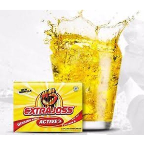 

EXTRAJOSS MINUMAN ENERGI DRINK HARGA UNTUK 1 PACK ISI 12 SACHET EXTRAJOS