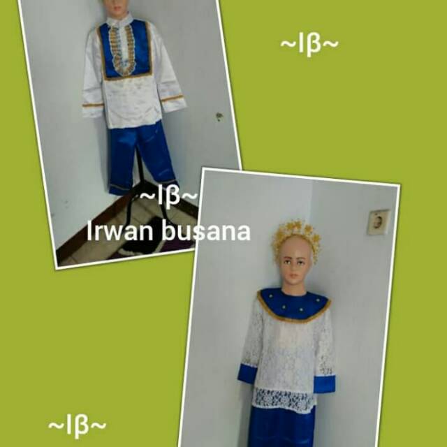 Baju adat manado anak2 ( size S dan M)