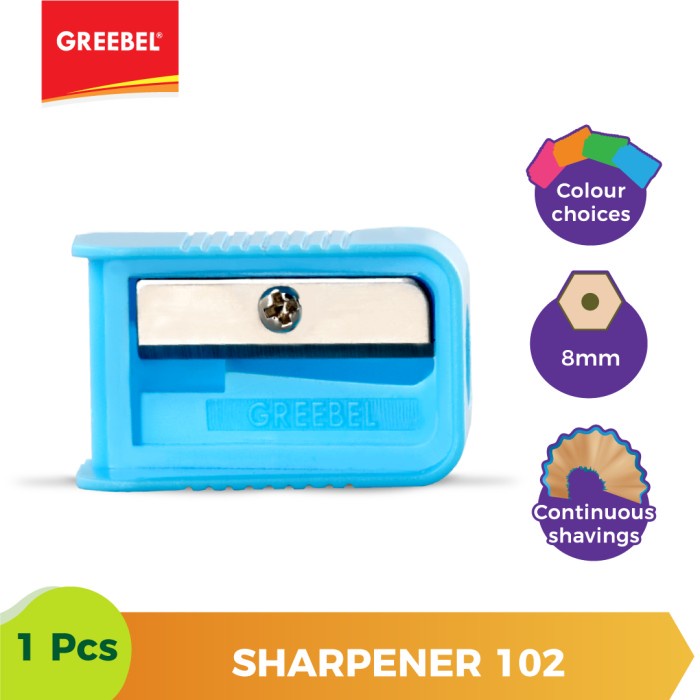 Rautan Pensil Greebel Sharpener GB102 Ekonomis - Satuan