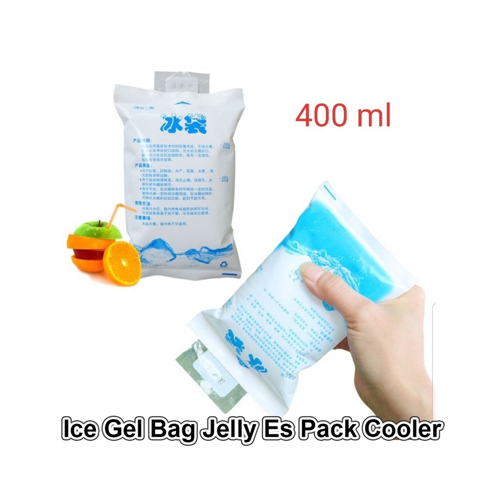Ice Gel 400 ML jelly menahan dingin cooler bag / Pendingin Asi / Ice Pack / Ice Gel Gel Cooler Bag F