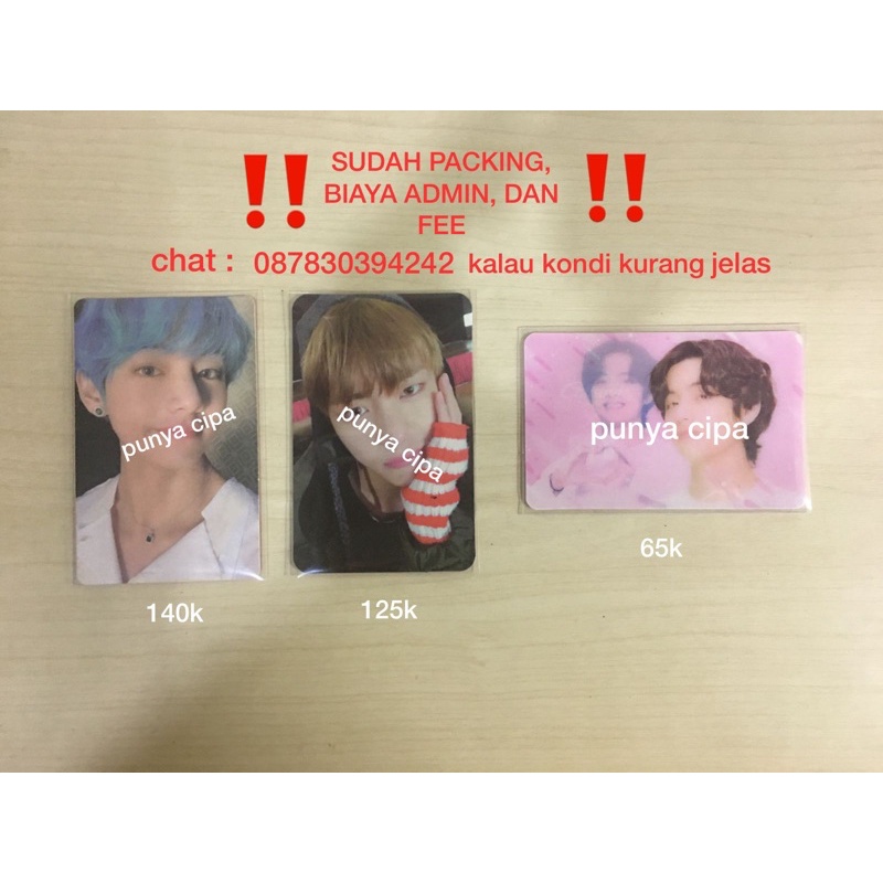WTS PC TAEHYUNG ONLY (persona ver 3,YNWA pink,chilsung lenti)