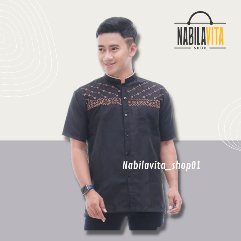 Koko Bordir Jasuke Katun Koko Putih koko bordir pendek