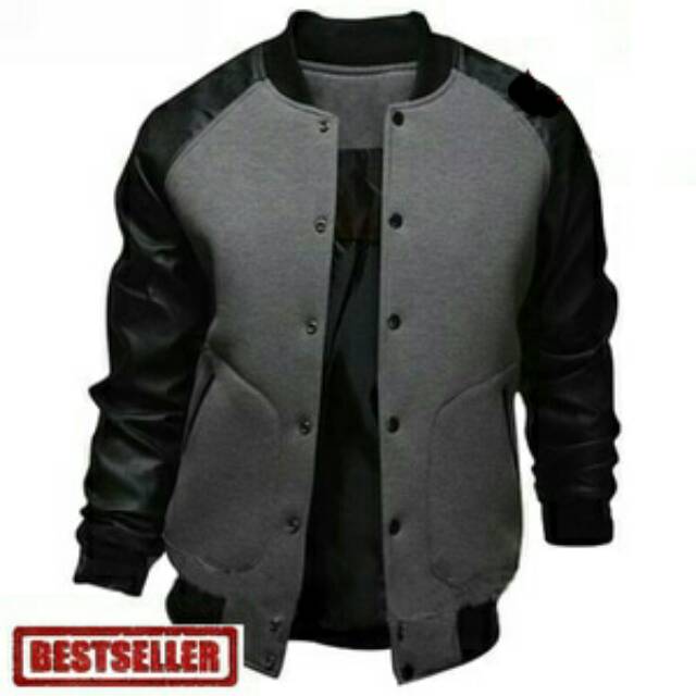 jaket kulit varsity / JAKET BASEBALL