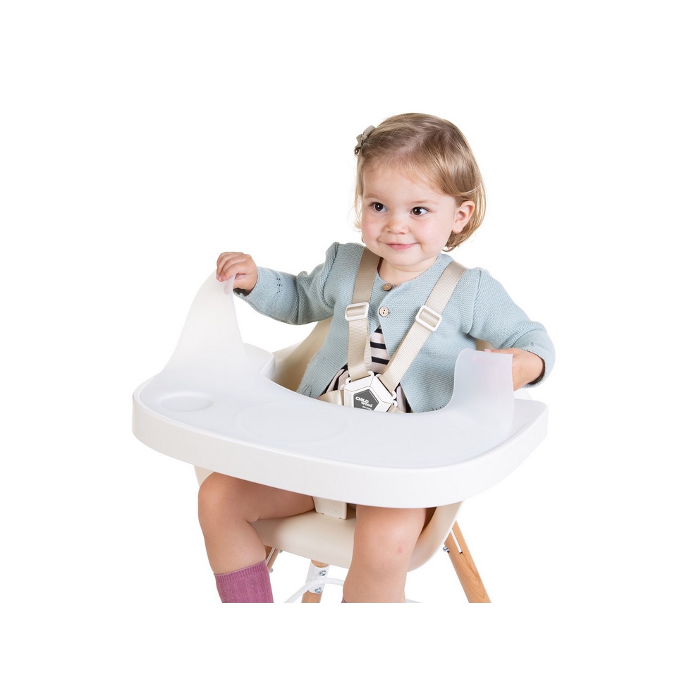 Childhome Evolu Feeding Tray Abs + Silicone Placemat - Meja Highchair Feeding Tray Table Kursi Makan Lepas Pasang