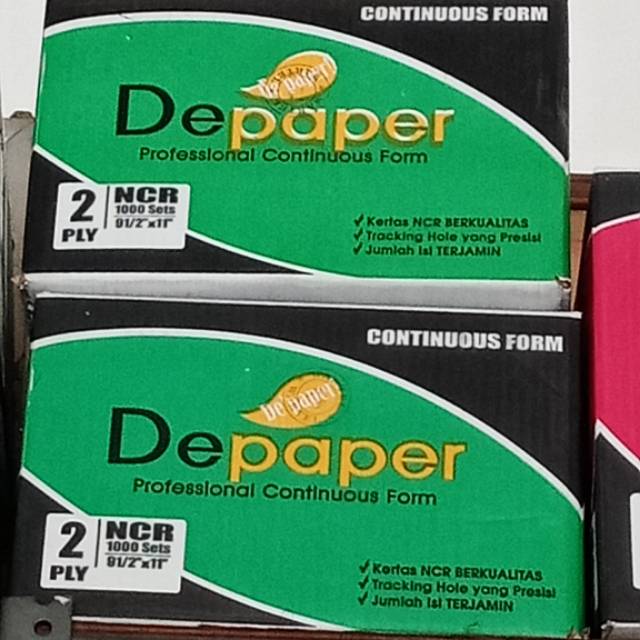 

Kertas komputer kertas continuous form depaper 2 ply